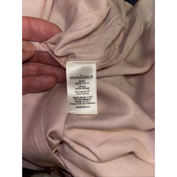 Sundance Catalog Gemi Sz XS Pink Tie Dye Floral Embroidered Chiffon Dress Lined - Picture 14 of 14